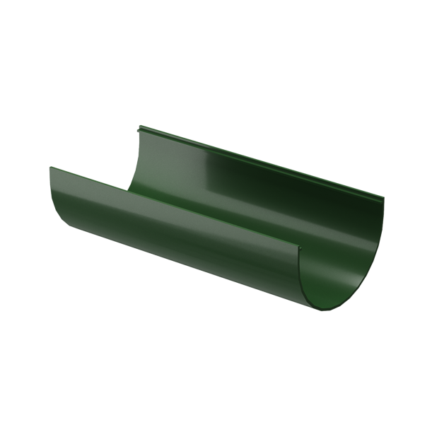 Желоб водосточный 3 м Standard, зелёный - 1