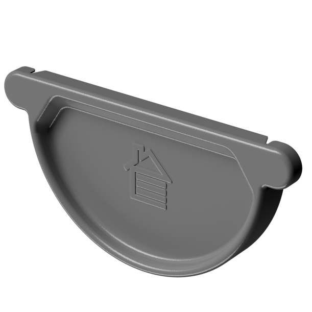 Заглушка желоба Stal Standard, темно-серый - 1